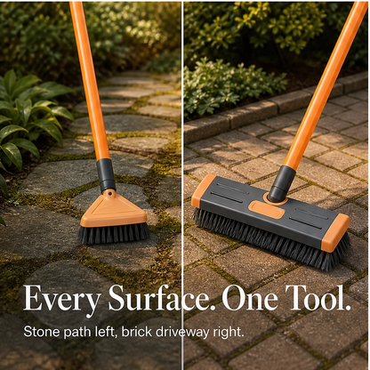 Mossridge™ – 3-in-1 Stand-Up Wire Brush Weed Remover for Patios & Pavers + 50% OFF