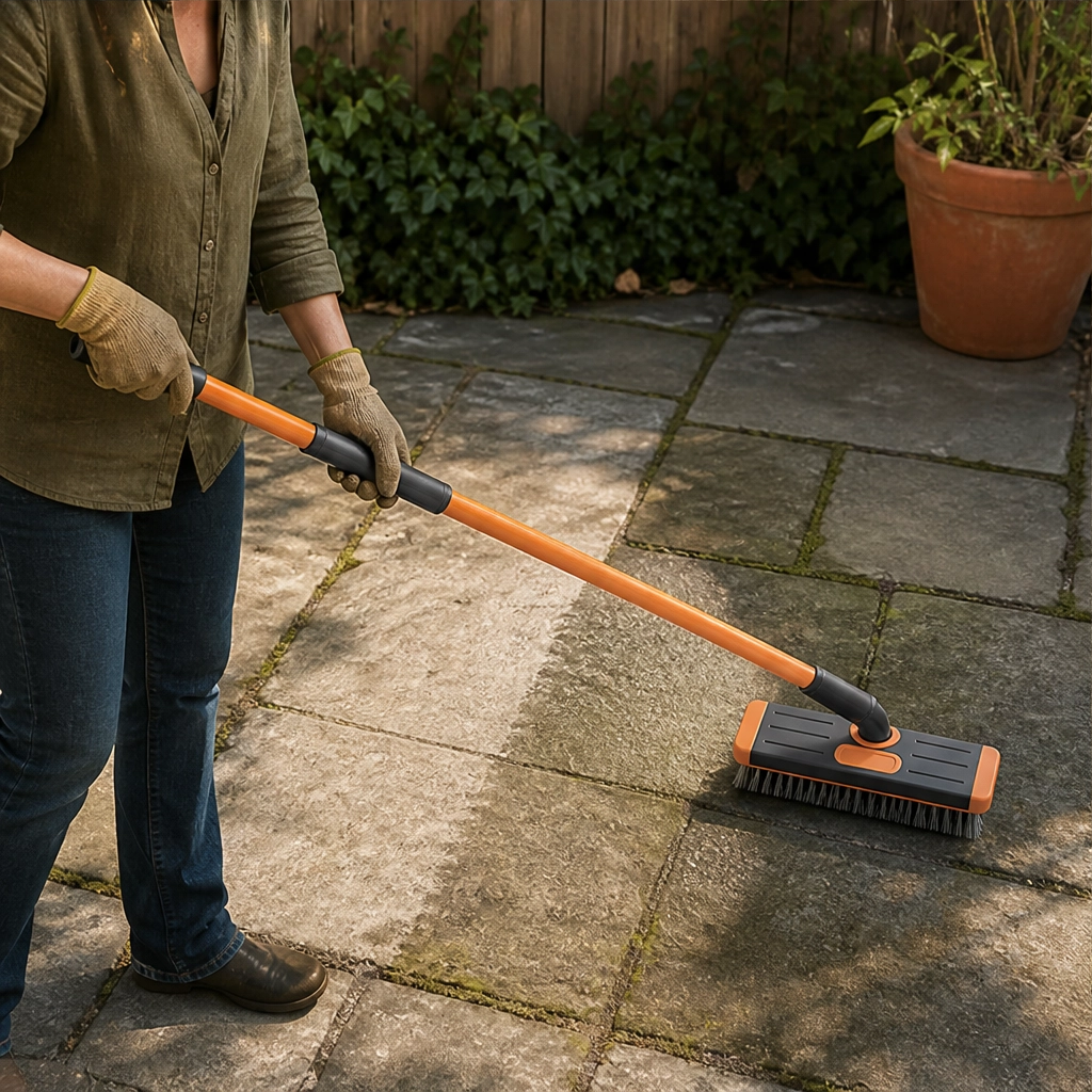 Mossridge™ – 3-in-1 Stand-Up Wire Brush Weed Remover for Patios & Pavers + 50% OFF