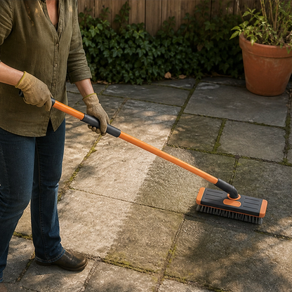 Mossridge™ – 3-in-1 Stand-Up Wire Brush Weed Remover for Patios & Pavers + 50% OFF