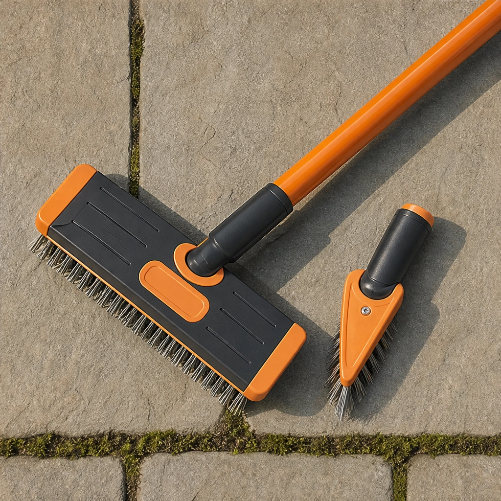 Mossridge™ – 3-in-1 Stand-Up Wire Brush Weed Remover for Patios & Pavers + 50% OFF