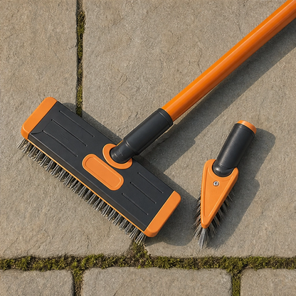 Mossridge™ – 3-in-1 Stand-Up Wire Brush Weed Remover for Patios & Pavers + 50% OFF