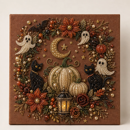 Pearlwick – Halloween Pearl Art DIY Kit, No-Skill Cozy Fall Decor + 50% OFF