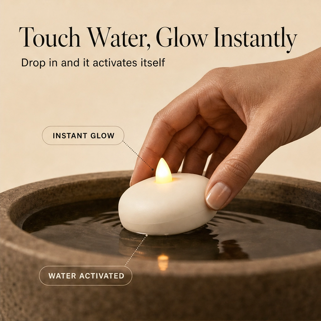 Vesper™ – Waterproof Flameless Floating LED Candles + 50% OFF