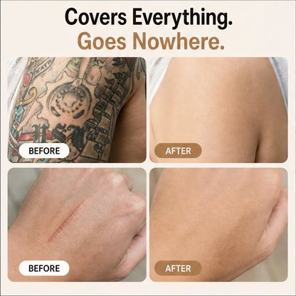 Veilura – Dual-Shade Custom-Match Waterproof Scar & Tattoo Concealer + BUY 1 PICK 1