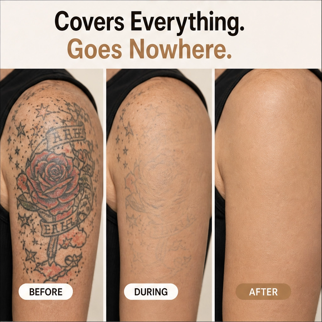 Veilura – Dual-Shade Custom-Match Waterproof Scar & Tattoo Concealer + BUY 1 PICK 1