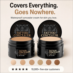 Veilura – Dual-Shade Custom-Match Waterproof Scar & Tattoo Concealer + BUY 1 PICK 1