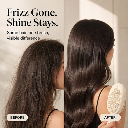 Glissette™ – 2-in-1 Misting Detangle & Massage Hair Brush + 50% OFF