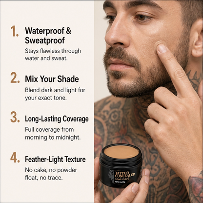 Veilura – Dual-Shade Custom-Match Waterproof Scar & Tattoo Concealer + BUY 1 PICK 1