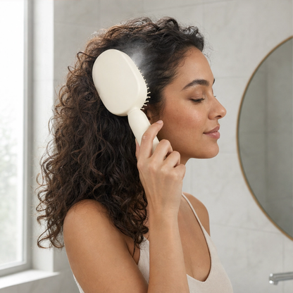 Glissette™ – 2-in-1 Misting Detangle & Massage Hair Brush + 50% OFF