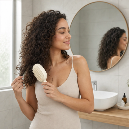 Glissette™ – 2-in-1 Misting Detangle & Massage Hair Brush + 50% OFF