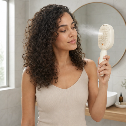 Glissette™ – 2-in-1 Misting Detangle & Massage Hair Brush + 50% OFF