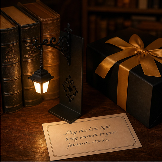 Wickford – Vintage Streetlight Bookend with Warm Glow Lamp + Buy 1 Get 1 FREE