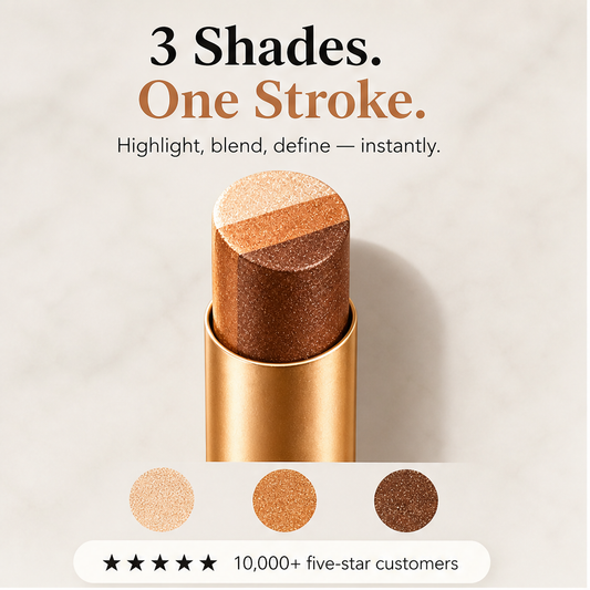 Glowstroke – 3-in-1 Waterproof Shimmer Eyeshadow Stick + BUY 1 + PICK 1 FREE COLOR features