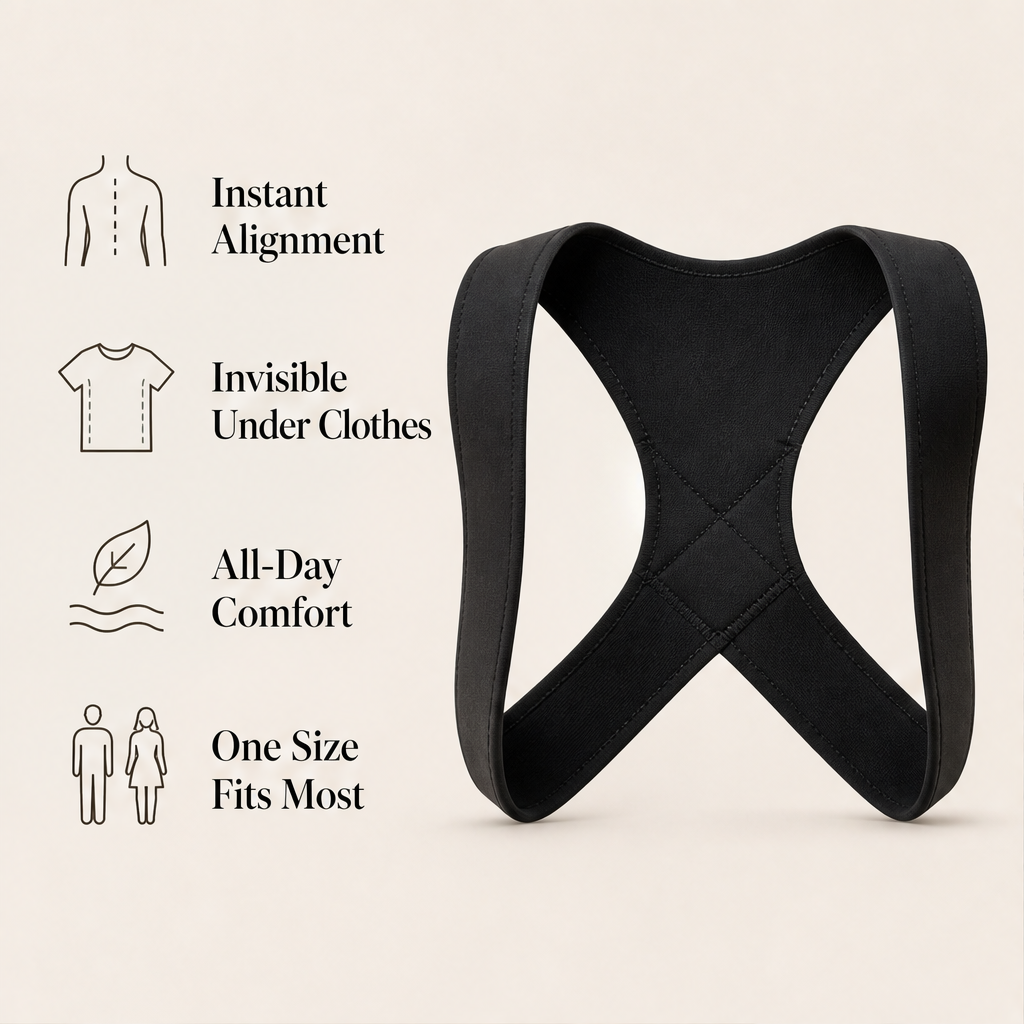 Uprisa – X-Strap Support Posture Corrector + 50% OFF features