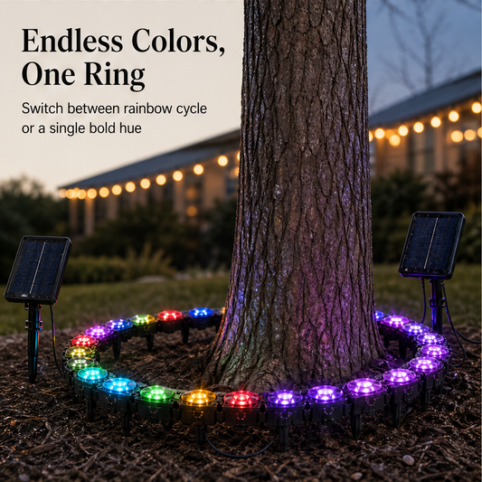 Glowthorn – Solar RGB 360° Modular Tree Ring Light + 50% OFF detail