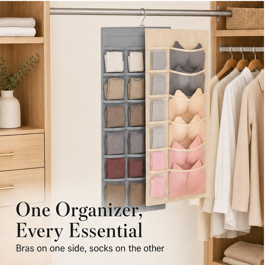 StowLoft – Double-Sided Mesh Hanging Underwear Organizer detail