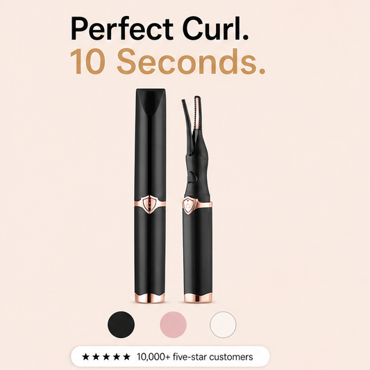 Curlora – Heated Lash Curler with 10-Second Curl and Smart Heat Indicator + 1+1 FREE features