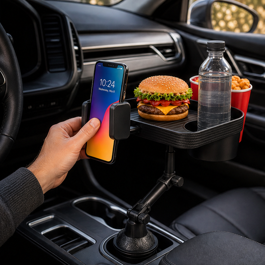 Trayfix – Expandable Base Car Tray with Phone Holder and Storage + 50% OFF lifestyle
