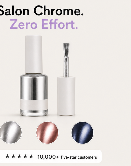Mirravyn – One-Coat Metallic Mirror Chrome Nail Polish + BUY 1 + PICK 1 FREE COLOR features