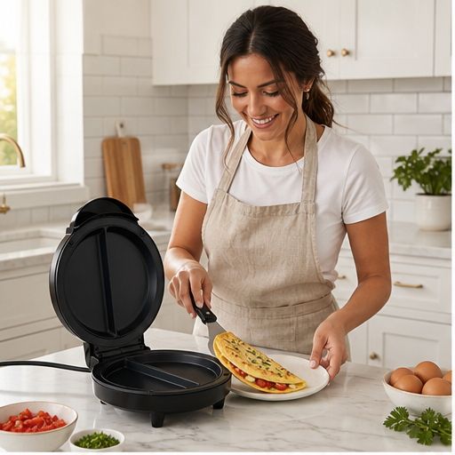 Foldwell – Dual-Sided Nonstick Electric Breakfast Griddle lifestyle