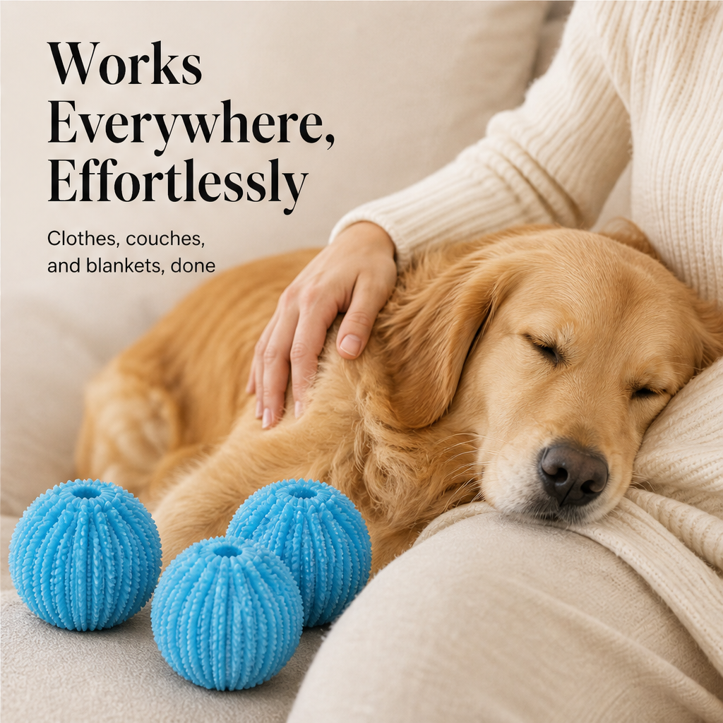 Furlish – Reusable No-Snag Pet Hair Remover Laundry Balls + 50% OFF features