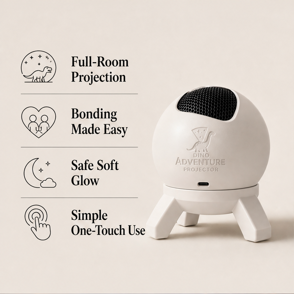 Roarium – Wall & Ceiling Dinosaur Projector Lamp + 50% OFF features