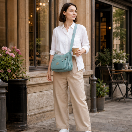 Satchelwick – Multi-Pocket Anti-Theft Nylon Crossbody Bag + 50% OFF lifestyle