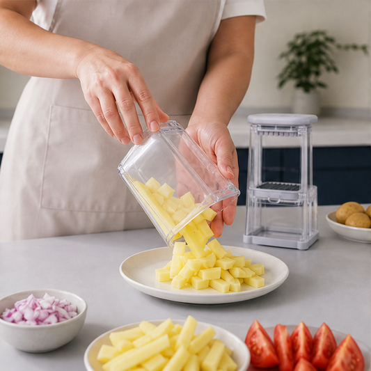 Choppro – 4-in-1 Interchangeable Blade French Fry Cutter + 50% OFF lifestyle