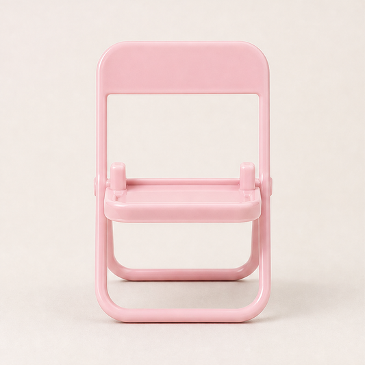 Chairlet – Cute Folding Mini Chair Phone Stand & Desk Decor + 50% OFF Pink