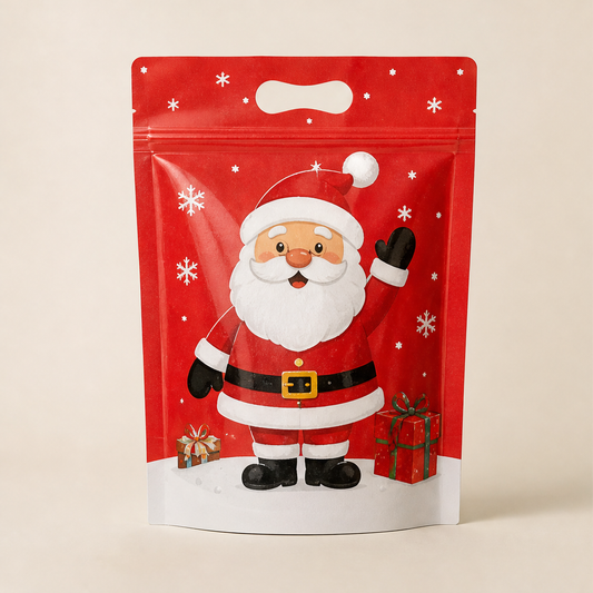 Yulehaven – Self-Standing Double-Zip Christmas Treat Bags + 50% OFF Red