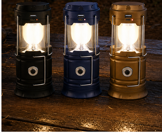 Glowforge Camp – Solar & USB Rechargeable 3-in-1 Flame Lantern + 50% OFF lifestyle