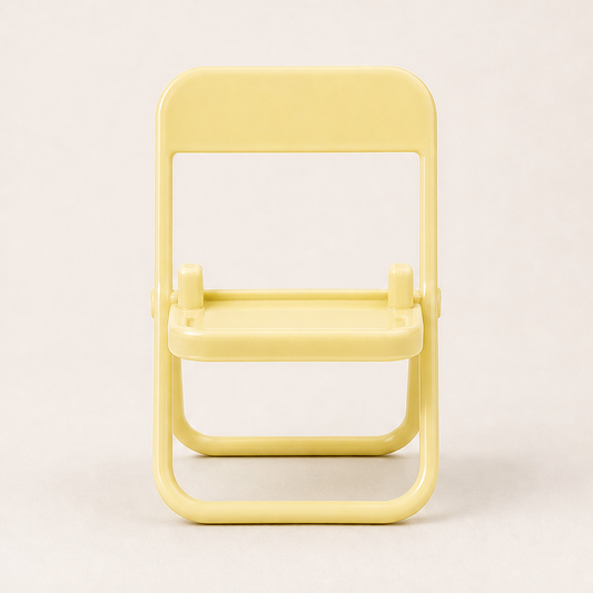 Chairlet – Cute Folding Mini Chair Phone Stand & Desk Decor + 50% OFF Yellow