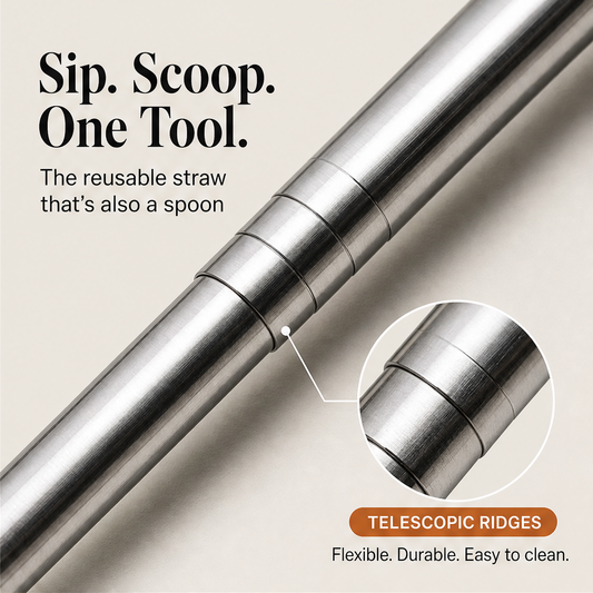 Sipscoop – 2-in-1 Straw Spoon Filter for Tea, Juice & Iced Drinks + 50% OFF features