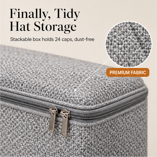 Capwick – Stackable Hat Storage Box with Clear Window + 50% OFF features