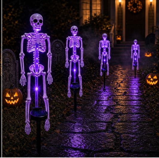 Boneglow – Solar LED Skeleton Ground Stake Light + 50% OFF lifestyle
