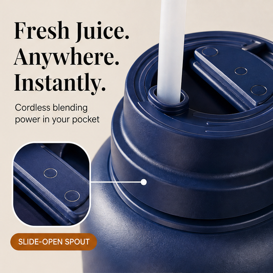 Blendwick – Cordless Rechargeable 2-in-1 Juicer Cup + 50% OFF features