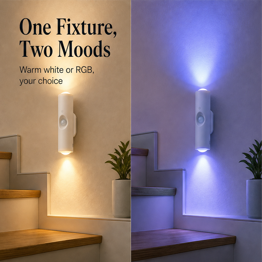 Haloshade – Motion Sensor RGB Magnetic Night Light + 50% OFF detail