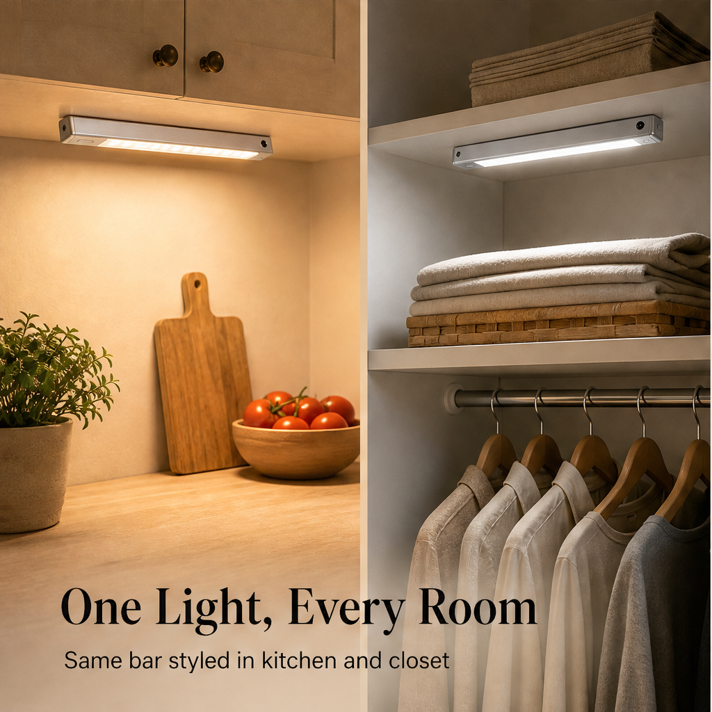 Glowmere – Motion Sensor Magnetic Rechargeable LED Cabinet Light + 50% OFF detail