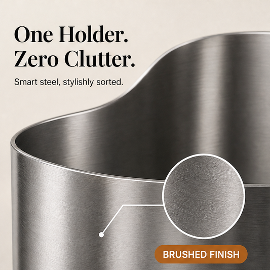 Castellon – Rust-Resistant Steel Cutlery Holder & Utensil Organizer + 50% OFF features