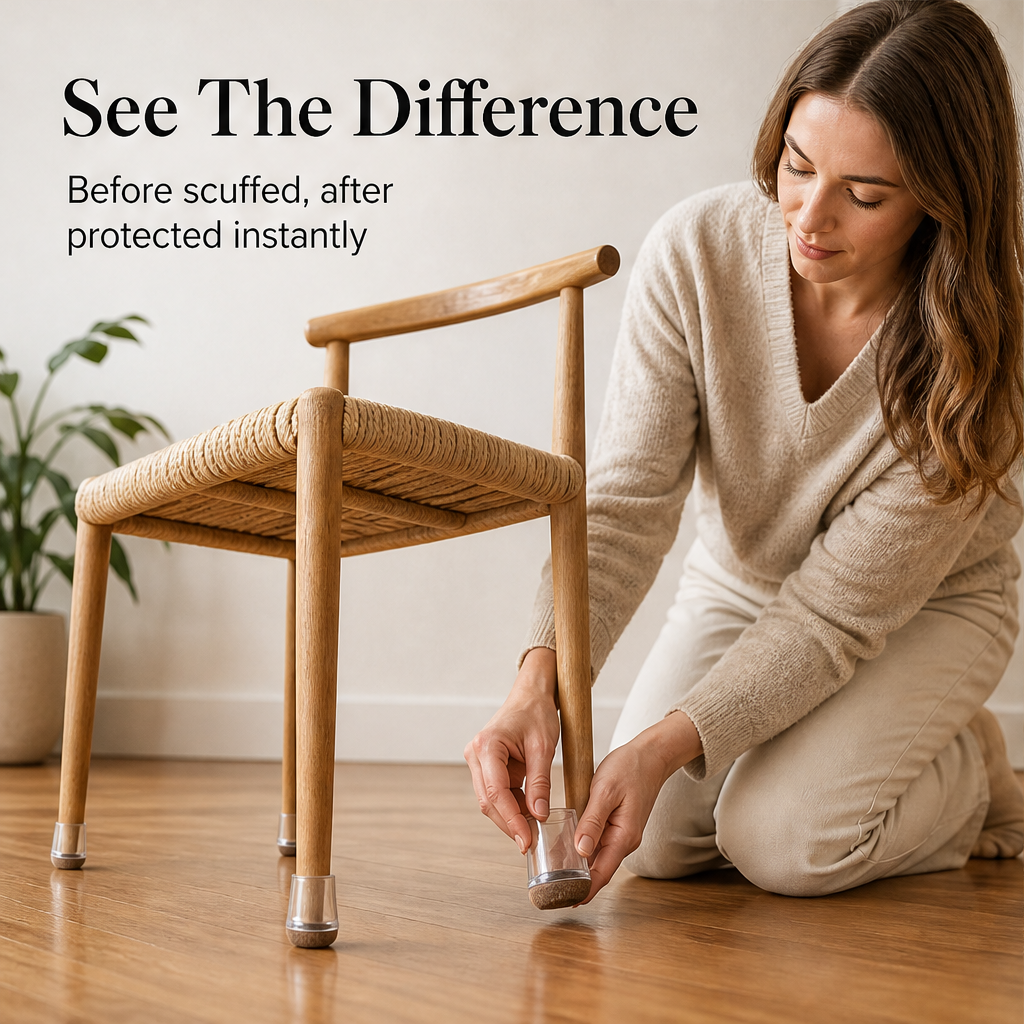 Hushgrip – Glue-Free Felt Chair Leg Protectors + 50% OFF features