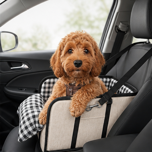 Cradlepup – Non-Slip Booster Seat with Safety Tether for Small Dogs lifestyle