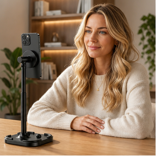 Viewpole – Magnetic Mount, 360° Rotation, Height Adjustable Phone Stand + 50% OFF lifestyle