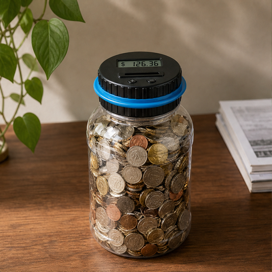 Tallybrook – Automatic Coin Counting Digital Piggy Bank + 50% OFF lifestyle