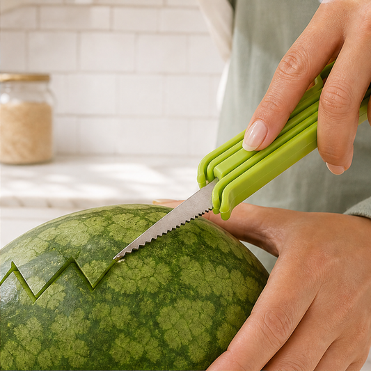 Fernscoop – 3-in-1 Stainless Steel Melon Baller & Carving Tool + 50% OFF lifestyle