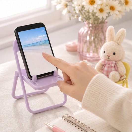 Chairlet – Cute Folding Mini Chair Phone Stand & Desk Decor + 50% OFF lifestyle
