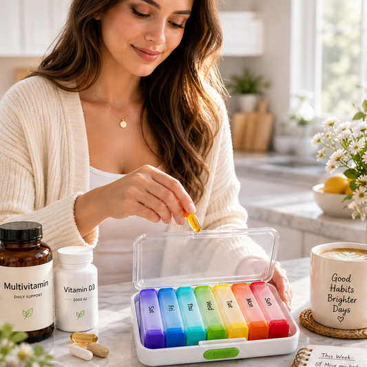 DoseVault – Detachable 7-Day Pods, Color Coded Pill Organizer + 50% OFF lifestyle
