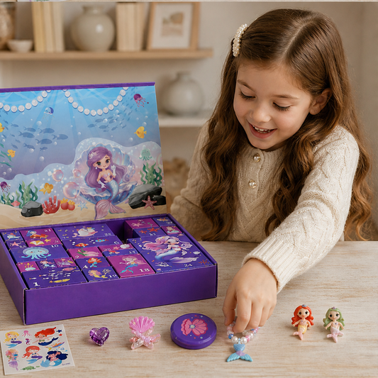 Shellora – 24-Day Mermaid Advent Calendar with Hair Accessories & Gifts + 50% OFF lifestyle