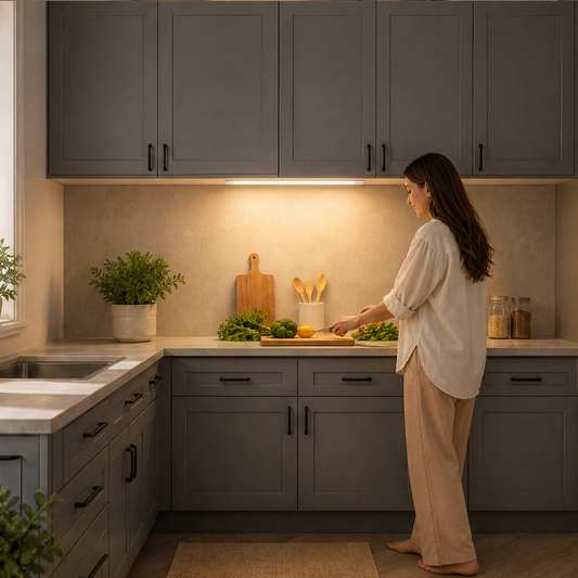 Glowarc – 76-LED Motion Sensor Rechargeable Under Cabinet Light + 50% OFF lifestyle