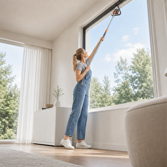 Reachly – 360° Swivel Triangular Mop with Extendable Pole + 50% OFF lifestyle