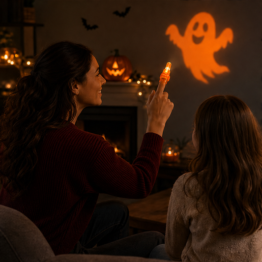 Boowick – 36pc Finger Projector Lights, Halloween Party Favours + 1+1 FREE lifestyle